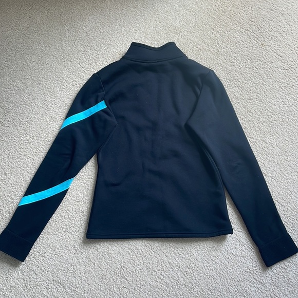 NY2 Sportswear Figure Skating Spiral Polartec Polar Fleece Spiral Jacket - Picture 3 of 10